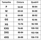 Tabela de Medidas Short_Cinta_Modeladora_Alta_Compress_o_Velmora do P ao 4XG